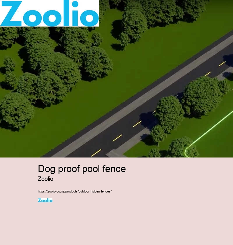 dog proof pool fence